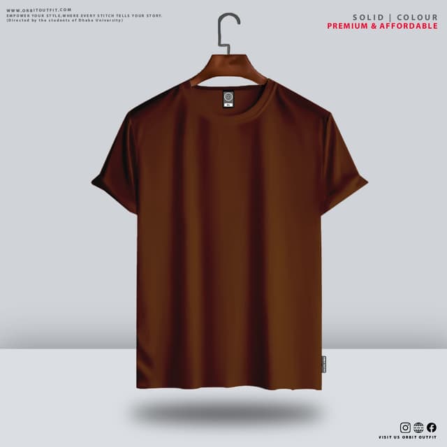 Men's Premium Blank T-shirt - Coffee