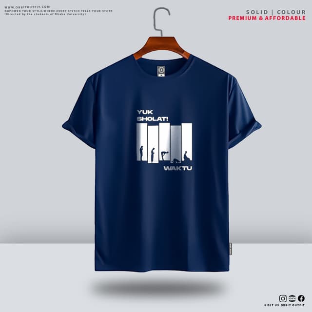 Men's Premium T-shirt -  Islamic Navy Blue