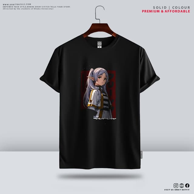 Anime Premium T-shirt -   Frieren