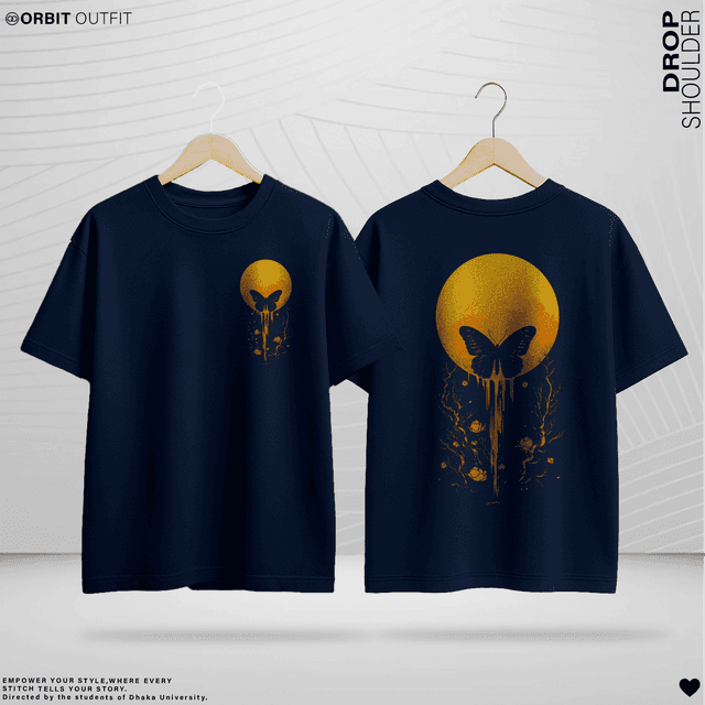 DROP SHULDER -Sunlit Butterfly Edition(A3 DTF)