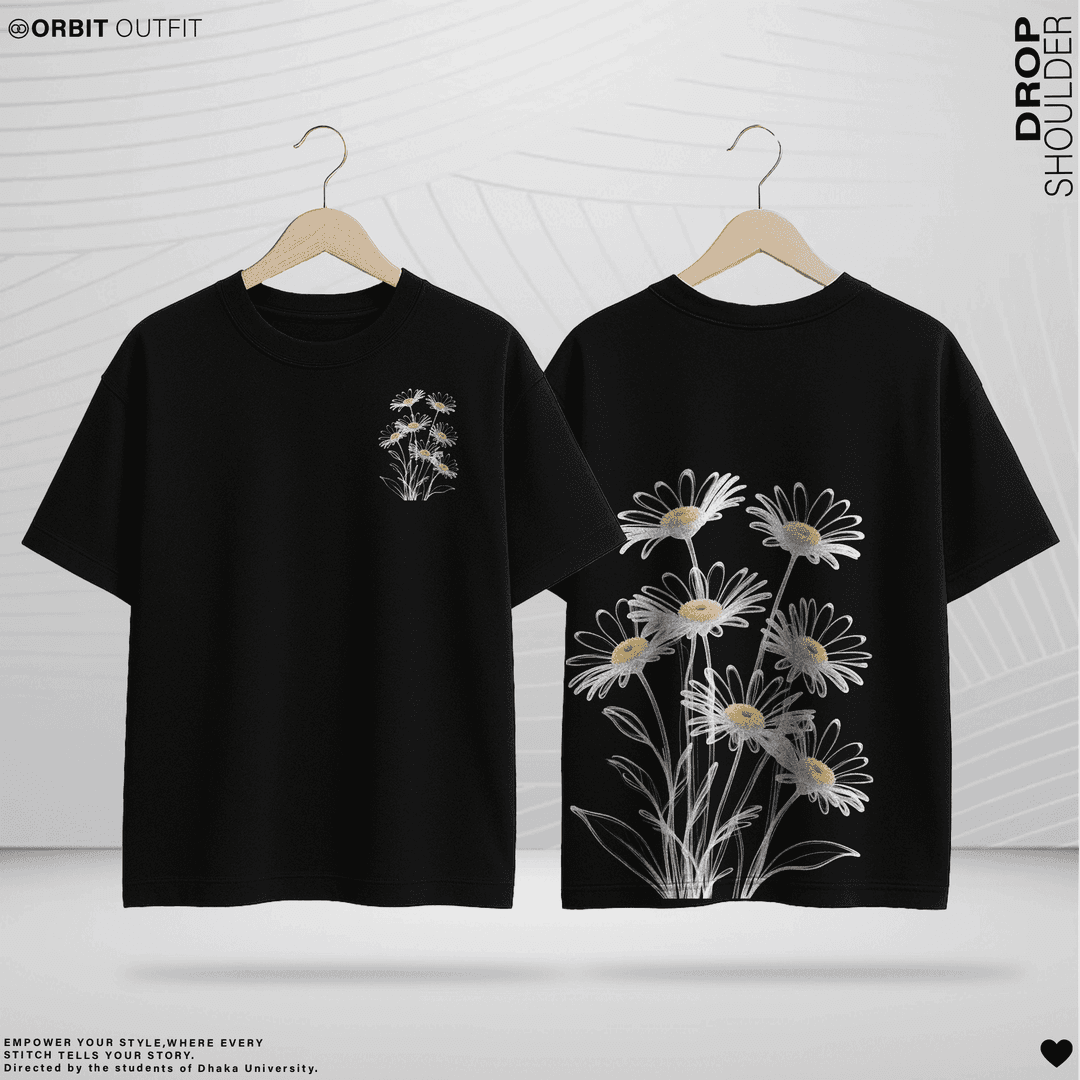 DROP SHULDER -Flower Edition(A3 DTF)