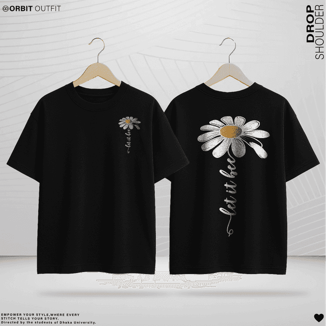 DROP SHULDER -Sunflower Inspiration Edition(A3 DTF)