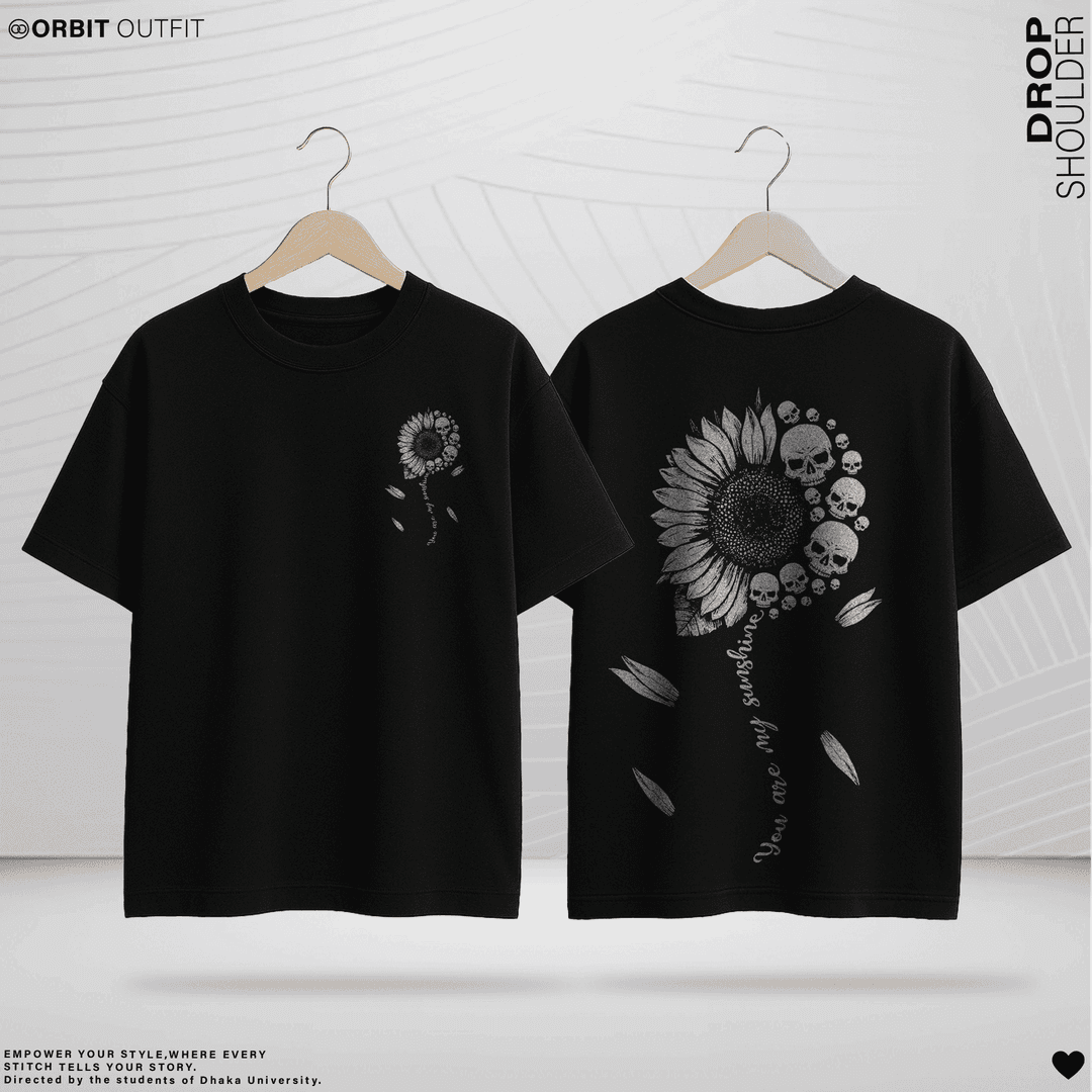 DROP SHULDER -SUNFLOWER  Edition(A3 DTF)