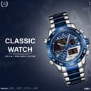 Naviforce Nf9171 Two-Tone Stainless Steel Wrist Watch for Men