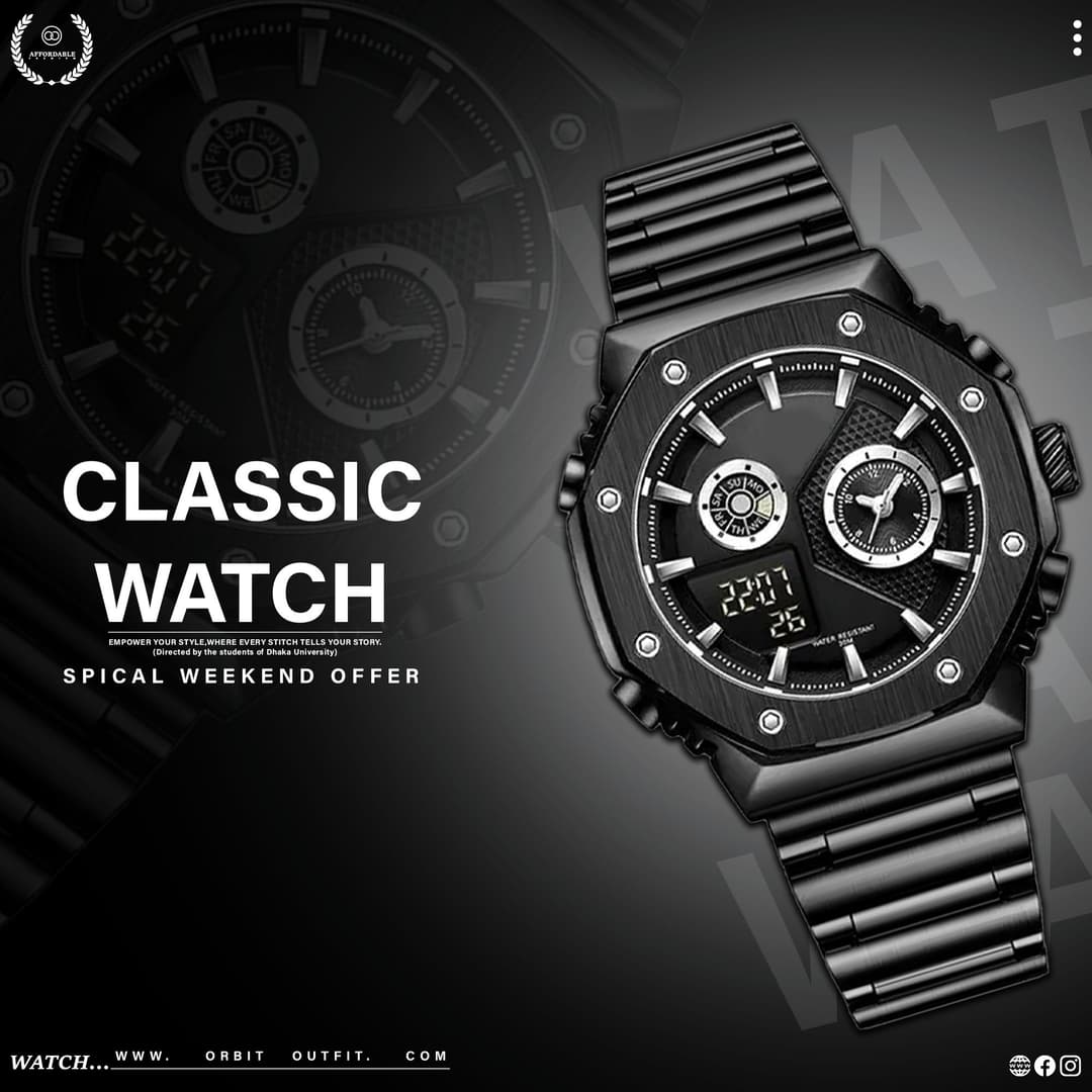 Naviforce 9216n CH For Man - Black