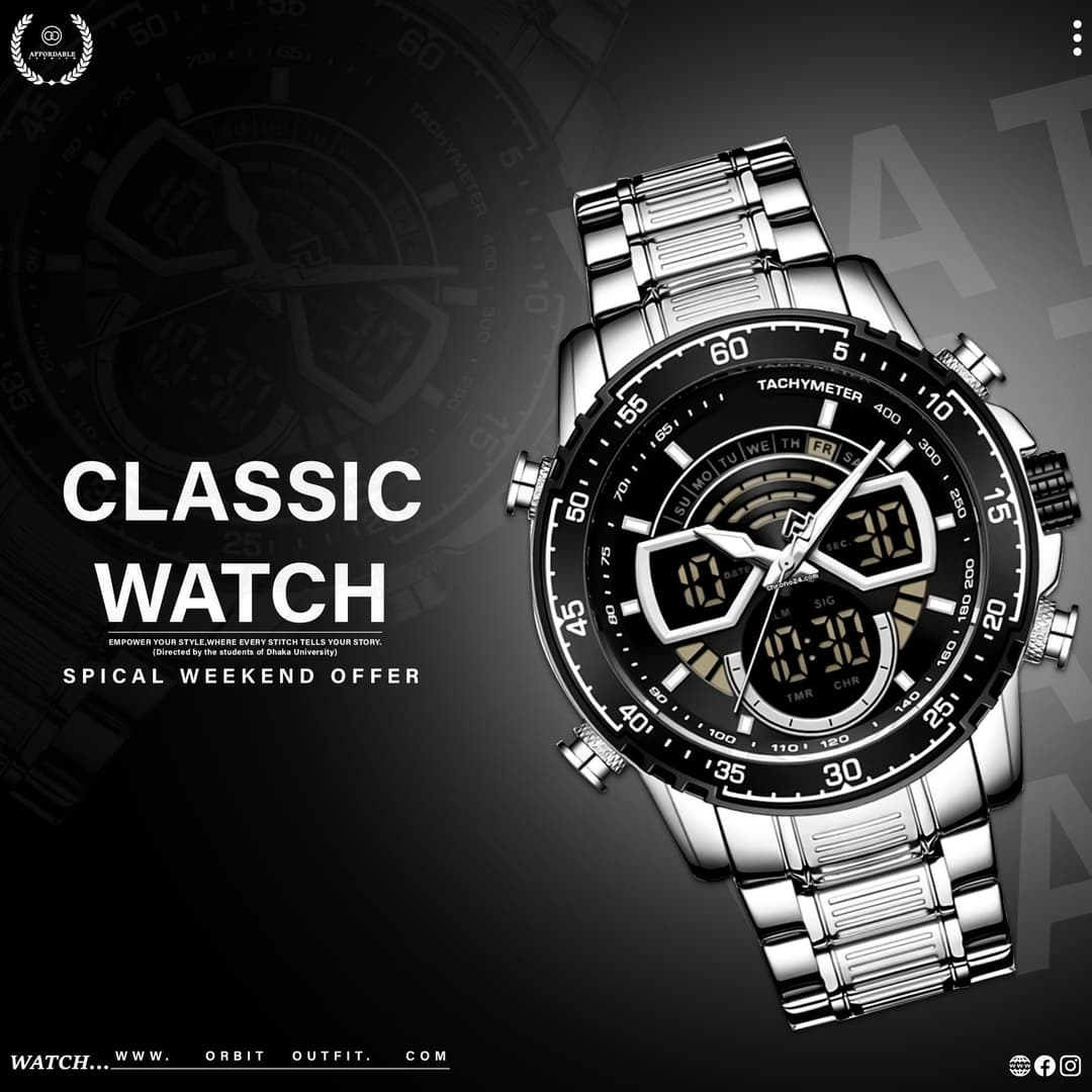 NV112 NAVIFORCE 9189 Sport Dual Display Watch