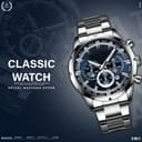 CURREN 8355 Stainless Steel Chronograph Watch